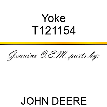 Yoke T121154