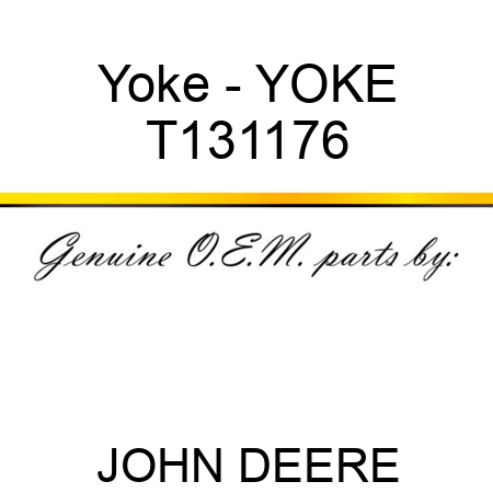 Yoke - YOKE T131176