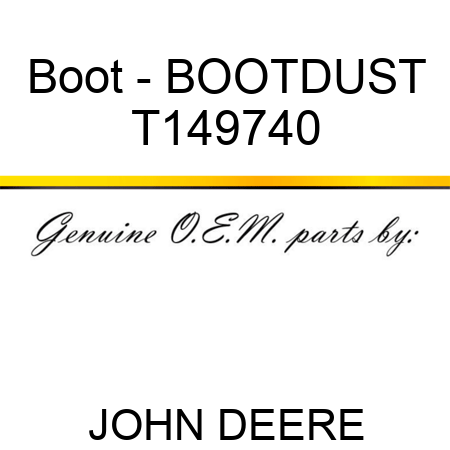 Boot - BOOT,DUST T149740