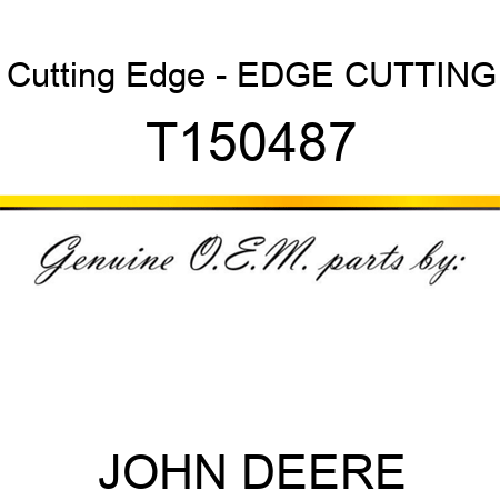 Cutting Edge - EDGE, CUTTING T150487