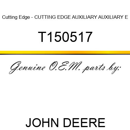 Cutting Edge - CUTTING EDGE, AUXILIARY AUXILIARY E T150517