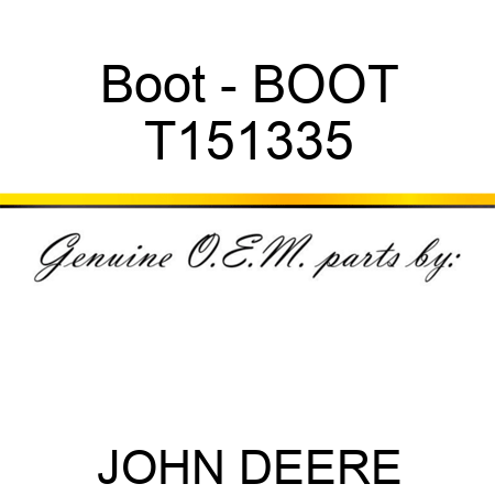 Boot - BOOT T151335