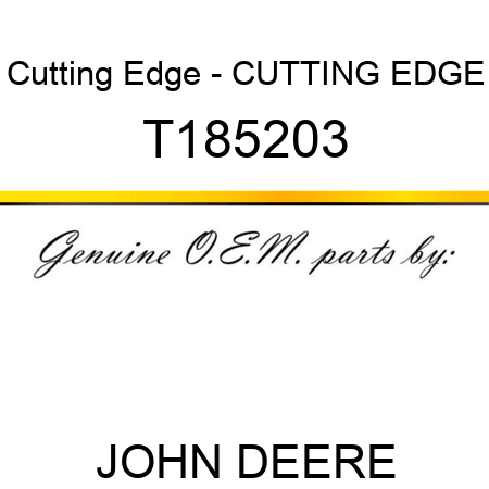 Cutting Edge - CUTTING EDGE T185203