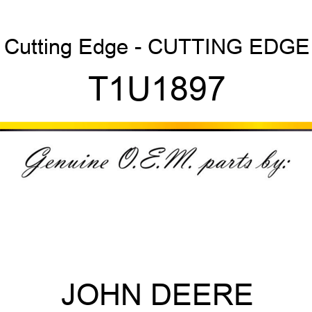 Cutting Edge - CUTTING EDGE T1U1897