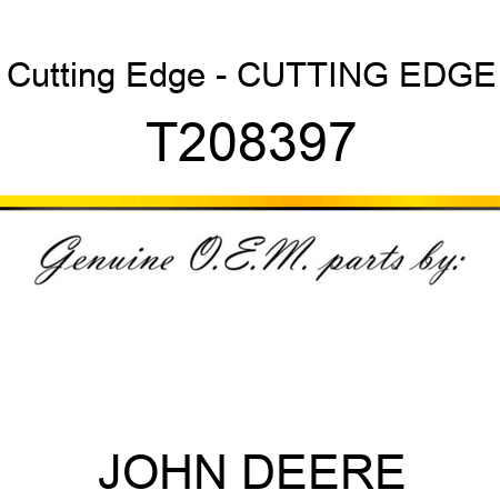 Cutting Edge - CUTTING EDGE T208397