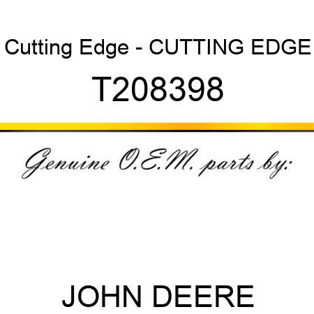 Cutting Edge - CUTTING EDGE T208398