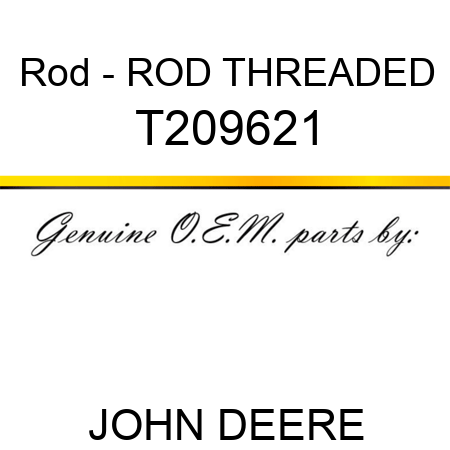 Rod - ROD, THREADED T209621