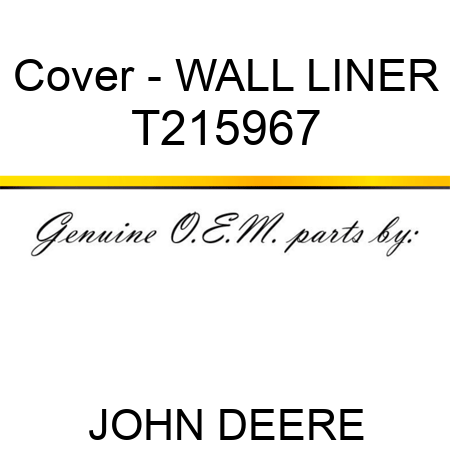 Cover - WALL LINER T215967