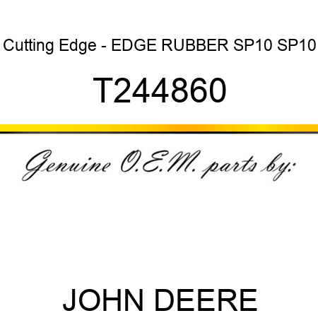 Cutting Edge - EDGE, RUBBER, SP10 SP10 T244860