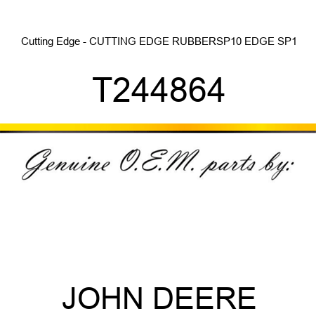 Cutting Edge - CUTTING EDGE, RUBBER,SP10 EDGE, SP1 T244864