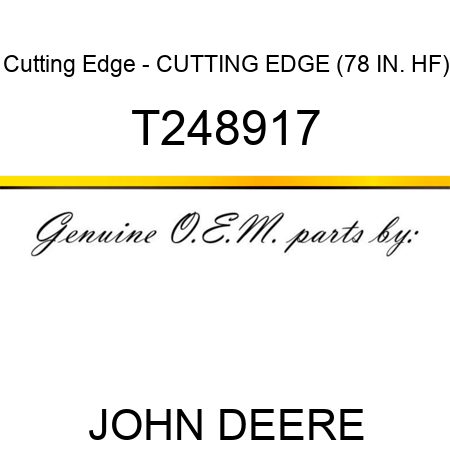 Cutting Edge - CUTTING EDGE (78 IN. HF) T248917