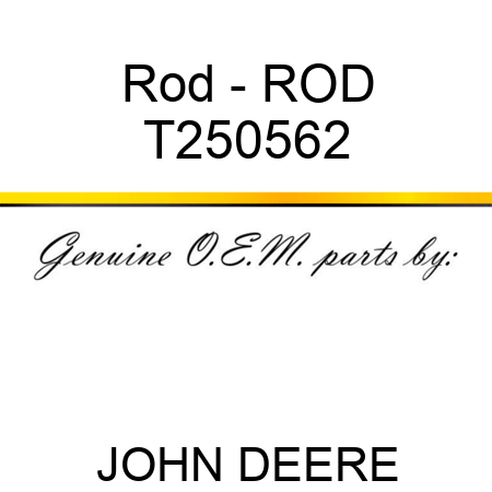 Rod - ROD T250562