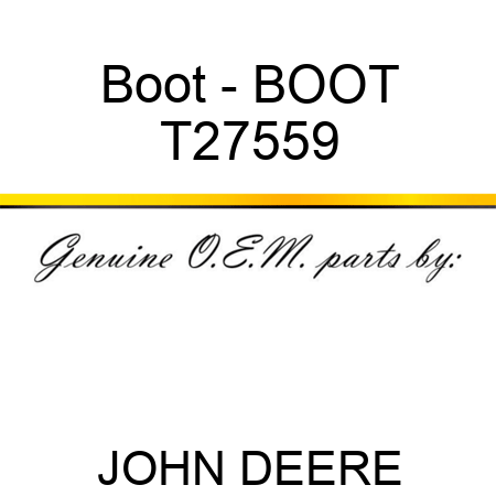 Boot - BOOT T27559