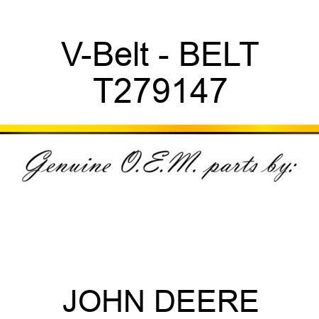 V-Belt - BELT T279147