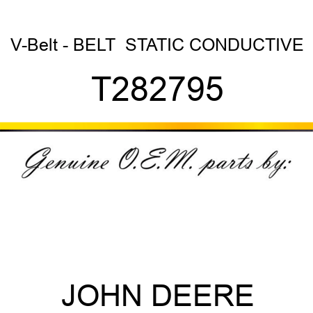 V-Belt - BELT,  STATIC CONDUCTIVE T282795