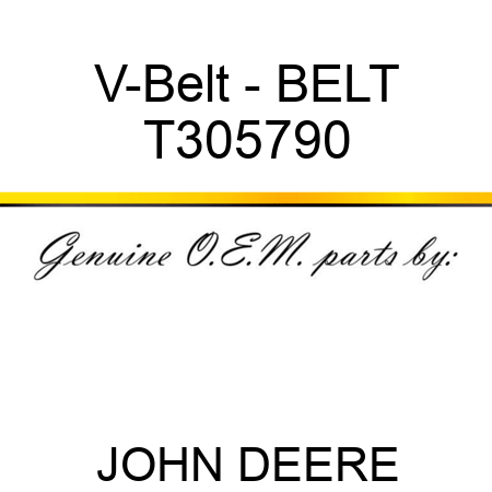 V-Belt - BELT T305790