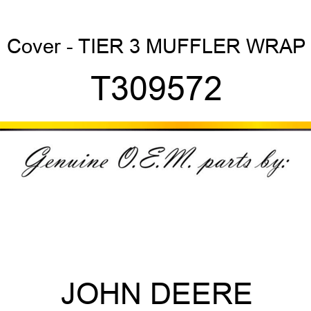 Cover - TIER 3 MUFFLER WRAP T309572