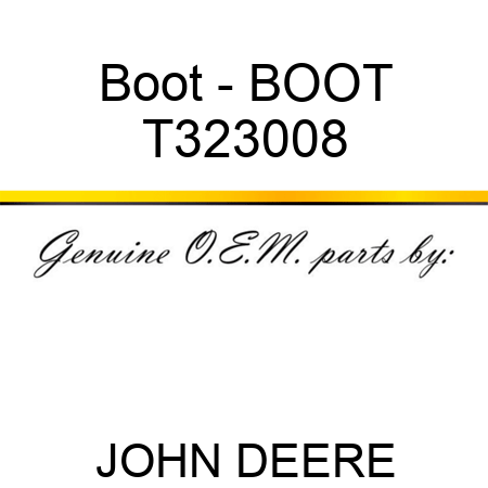 Boot - BOOT T323008