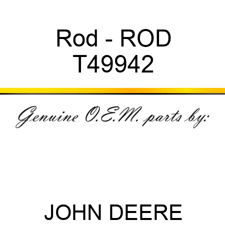 Rod - ROD T49942