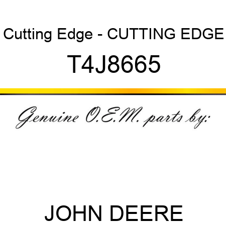 Cutting Edge - CUTTING EDGE T4J8665