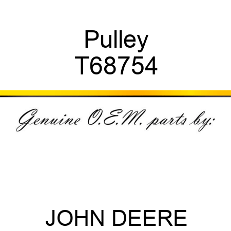 Pulley T68754