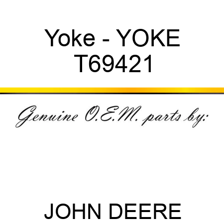 Yoke - YOKE T69421