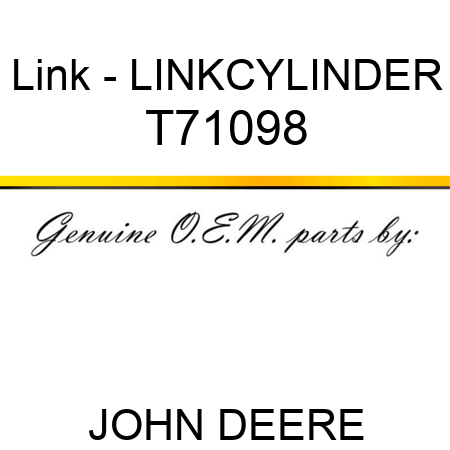 Link - LINK,CYLINDER T71098