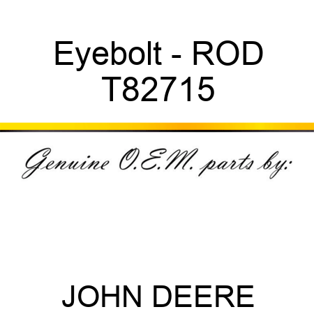 Eyebolt - ROD T82715