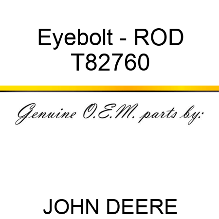 Eyebolt - ROD T82760