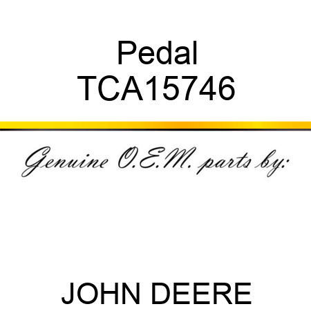 Pedal TCA15746