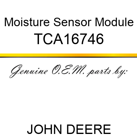 Moisture Sensor Module TCA16746
