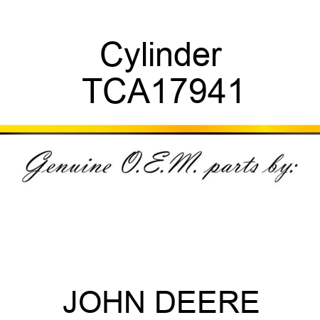 Cylinder TCA17941