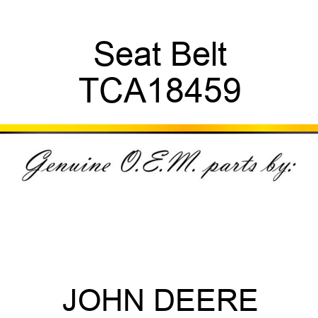 Seat Belt TCA18459