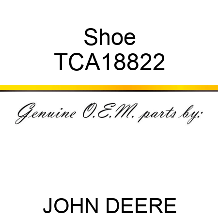 Shoe TCA18822