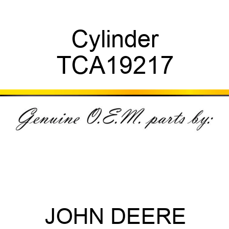 Cylinder TCA19217