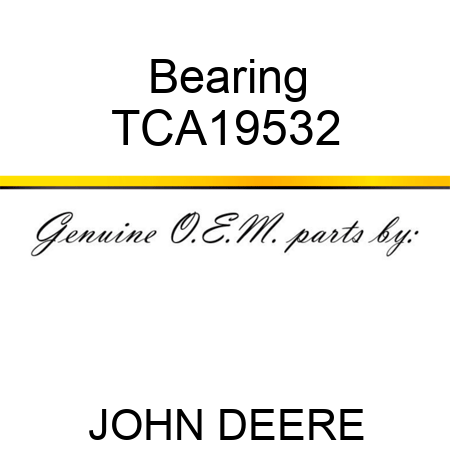 Bearing TCA19532