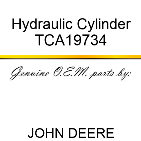 Hydraulic Cylinder TCA19734