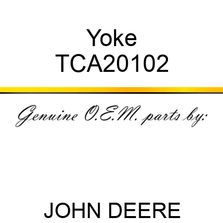 Yoke TCA20102