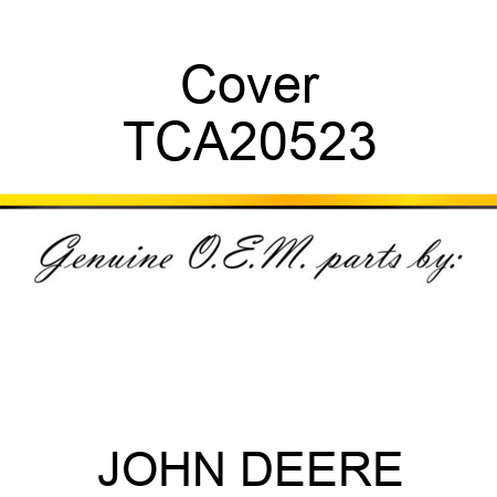 Cover TCA20523