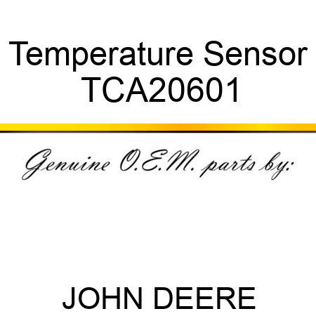 Temperature Sensor TCA20601