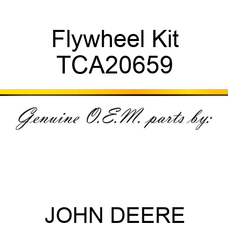 Flywheel Kit TCA20659