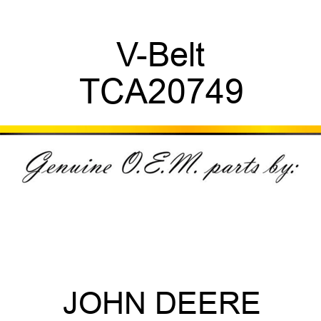 V-Belt TCA20749