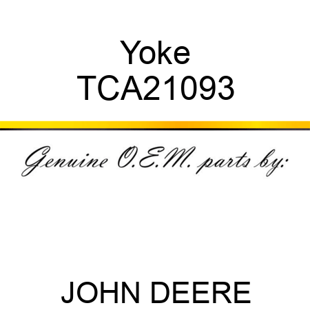 Yoke TCA21093