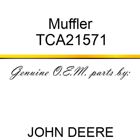 Muffler TCA21571