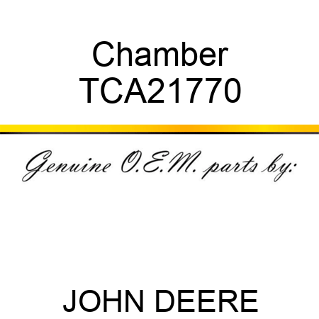 Chamber TCA21770
