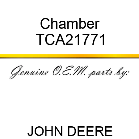 Chamber TCA21771