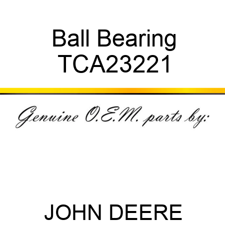 Ball Bearing TCA23221