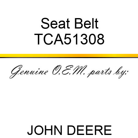 Seat Belt TCA51308