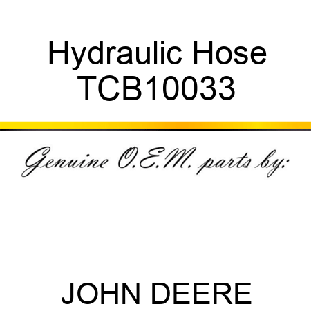 Hydraulic Hose TCB10033