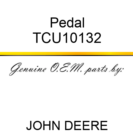 Pedal TCU10132